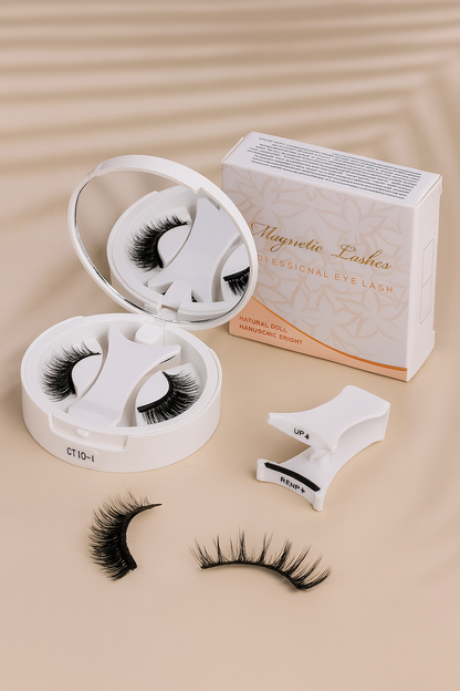 Kit de Faux Cils Magnétiques – Regard Naturel & Pose Facile Sans Colle